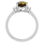 Round Boulder Opal 52_White Gold_Round