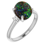 Round Boulder Opal 51_Sterling Silver_Round