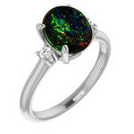 Round Boulder Opal 50_White Gold_Round