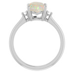 Round White Opal 57_Sterling Silver_Round