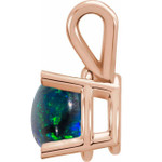 Round Black Opal 54_Rose Gold_Round