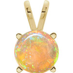 Round Black Opal 56_Yellow Gold_Round