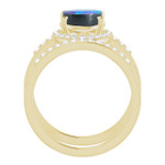 Oval Black Opal 78_Yellow Gold_Oval