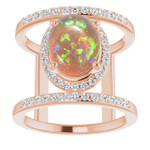 Oval Black Opal 3_Rose Gold_Oval