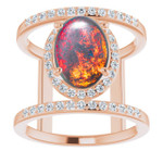 Oval Black Opal 10_Rose Gold_Oval