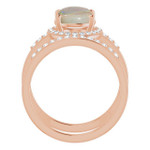 Oval White Opal 14_Rose Gold_Oval