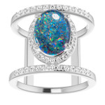 Oval Opal Triplet 58_White Gold_Oval