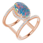 Oval Opal Triplet 61_Rose Gold_Oval