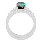 Round Black Opal 49_Sterling Silver_Round