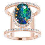 Oval Opal Triplet 71_Rose Gold_Oval