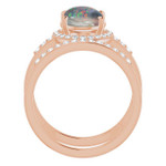 Oval Opal Triplet 73_Rose Gold_Oval