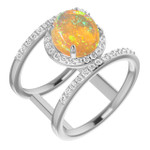 Round Black Opal 56_Sterling Silver_Round