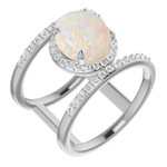 Round White Opal 57_White Gold_Round