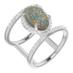 Oval Black Opal 11_White Gold_Oval