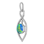 Oval Opal Triplet 66_Sterling Silver_Oval