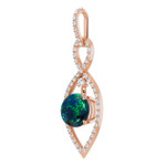 Round Black Opal 54_Rose Gold_Round