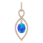 Oval Black Opal 78_Rose Gold_Oval