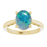 Oval Black Opal 6_Yellow Gold_Oval