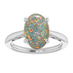 Oval Black Opal 11_White Gold_Oval