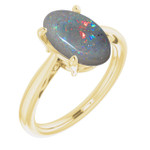 Oval Black Opal 12_Yellow Gold_Oval