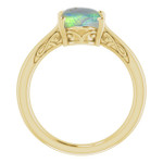 Oval Black Opal 16_Yellow Gold_Oval