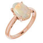 Oval White Opal 18_Rose Gold_Oval