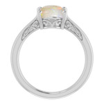 Oval White Opal 18_White Gold_Oval
