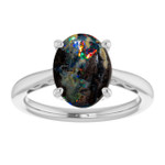 Oval Boulder Opal 29_White Gold_Oval