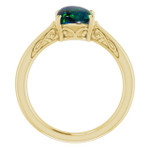 Round Black Opal 54_Yellow Gold_Rose Gold