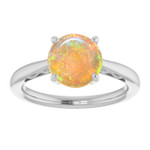 Round Black Opal 56_Sterling Silver_Round