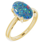 Oval Opal Triplet 58_Yellow Gold_Oval