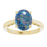 Oval Opal Triplet 59_Yellow Gold_Oval