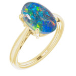 Oval Opal Triplet 60_Yellow Gold_Oval