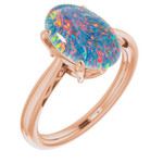 Oval Opal Triplet 61_Rose Gold_Oval