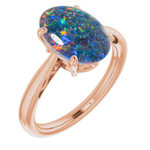 Oval Opal Triplet 62_Rose Gold_Oval