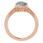 Oval Opal Triplet 64_Rose Gold_Oval