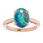 Oval Opal Triplet 66_Rose Gold_Oval