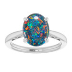 Oval Opal Triplet 72_Sterling Silver_Oval