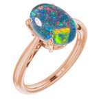 Oval Opal Triplet 73_Rose Gold_Oval