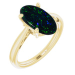 Oval Black Opal 17_Yellow Gold_Oval