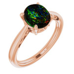 Round Boulder Opal 50_Rose Gold_Round