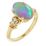 Oval Black Opal 76_Yellow Gold_Oval