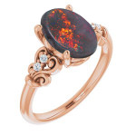 Oval Black Opal 10_Rose Gold_Oval