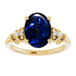 Oval Boulder Opal 28_Yellow Gold_Oval