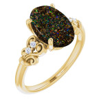 Oval Boulder Opal 34_Yellow Gold_Oval