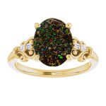 Oval Boulder Opal 34_Yellow Gold_Oval