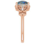 Oval Opal Triplet 59_Rose Gold_Oval