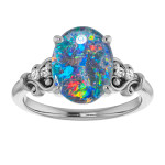 Oval Opal Triplet 60_Sterling Silver_Oval