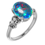 Oval Opal Triplet 74_Sterling Silver_Oval