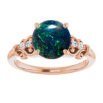 Round Boulder Opal 55_Rose Gold_Round